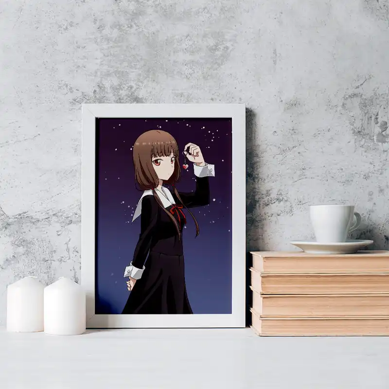 تابلو خندالو مدل ماکی شیجو انیمه کاگویا ساما کد 15980