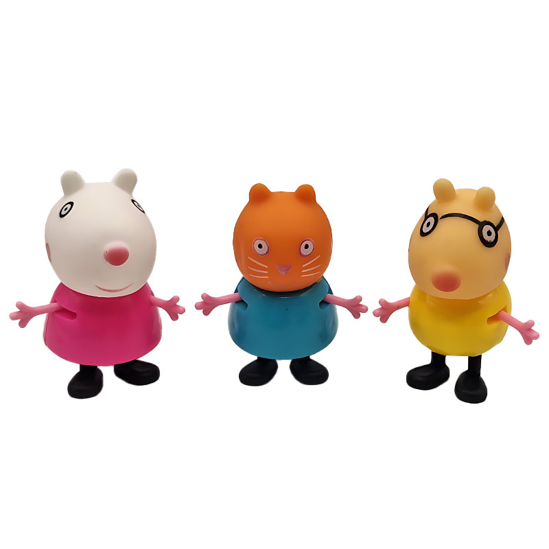فیگور ناب سل مدل Peppa Pig کد FI11105 مجموعه 3 عددی