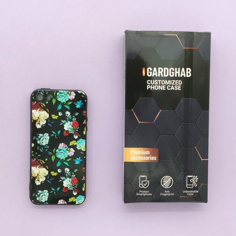  کاور قاب گارد مدل گل مناسب برای گوشی موبایل اپل iphone 5 / 5s