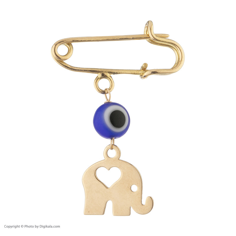 سنجاق سینه طلا 18 عیار پرسته مدل 14077497