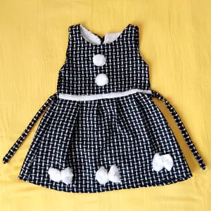 پیراهن دخترانه طرح پروانه کد mos1