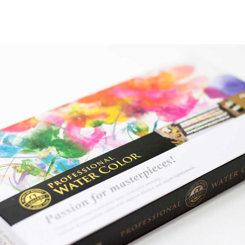 آبرنگ 48 رنگ مونگیو مدل professional کد MWPH-48