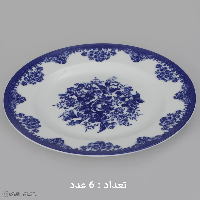 عکس شماره 10 : سرویس غذاخوری 28 پارچه چینی زرین ایران مدل ایتالیا اف فلورانس درجه یک