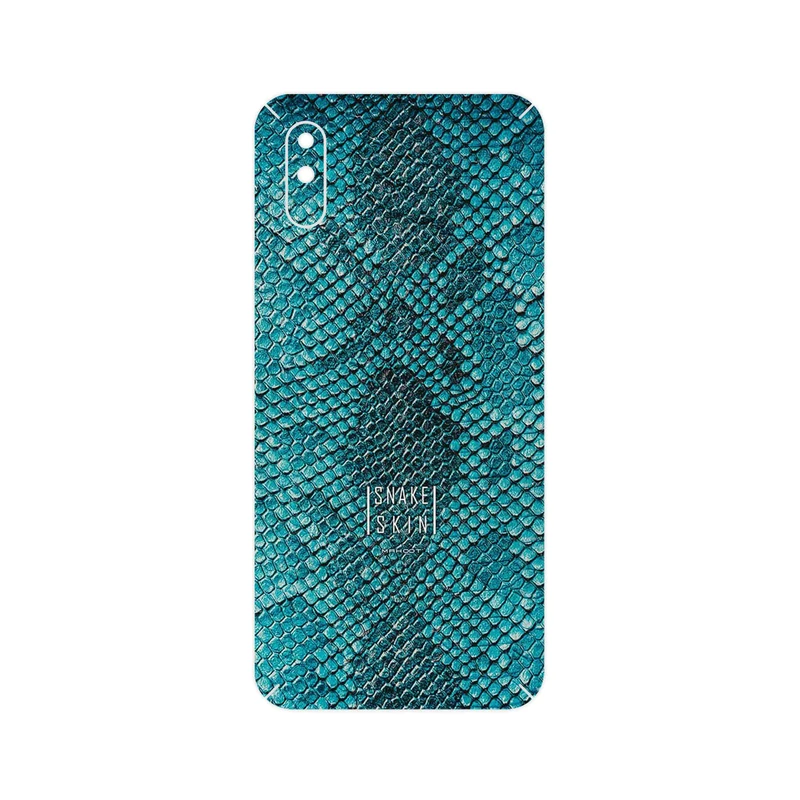 برچسب پوششی ماهوت مدل Blue Snake Skin مناسب برای گوشی موبایل شیائومی Redmi 9A