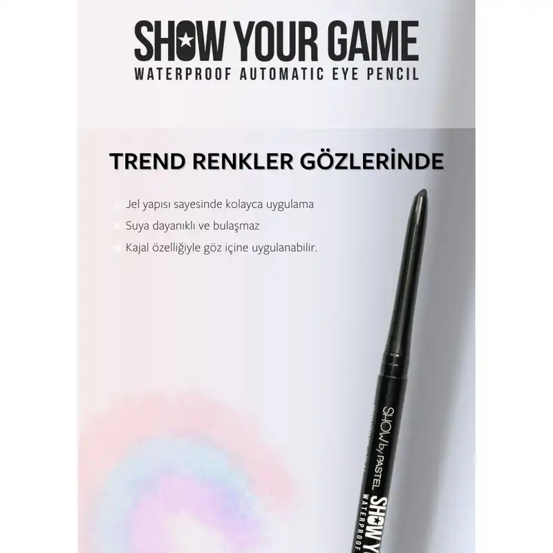 مداد چشم پاستل مدل SHOW YOUR GAME شماره 406