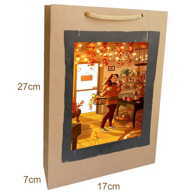 پاکت هدیه مدل دختر شاد