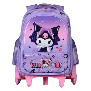 کوله پشتی مدرسه چرخ دار مدل کرومی 1693