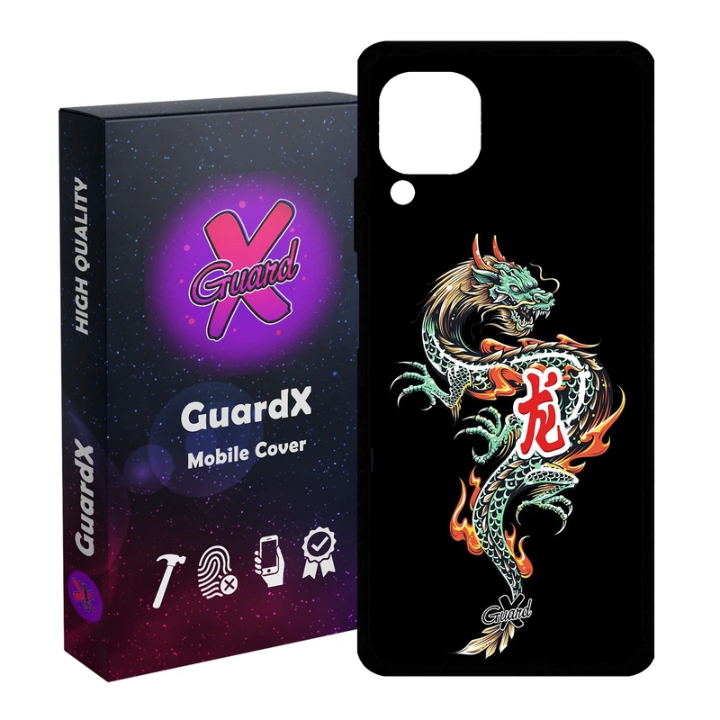 کاور گارد ایکس طرح Dragon مدل Glass10296 مناسب برای گوشی موبایل هوآوی Nova 7i / Nova 6 SE / P40 Lite