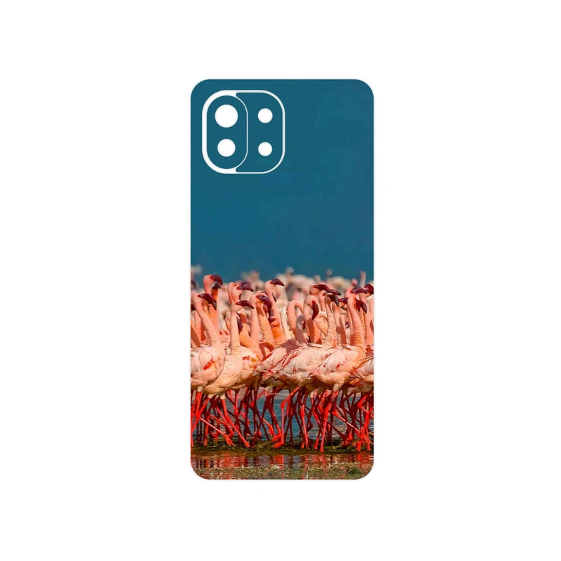 برچسب پوششی ماهوت مدل Flamingo مناسب برای گوشی موبایل شیائومی 11 Lite 5G NE