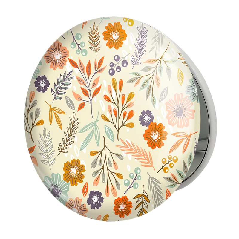 آینه جیبی خندالو طرح گل گلی مدل تاشو کد 28998