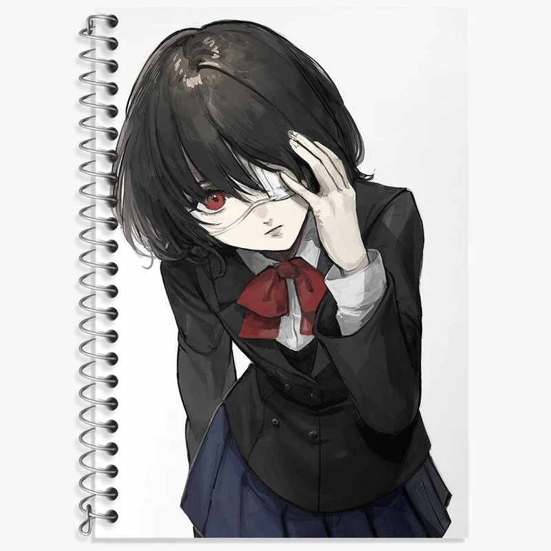 دفتر لغت 50 برگ خندالو طرح میساکی می انیمه دیگری کد 32026