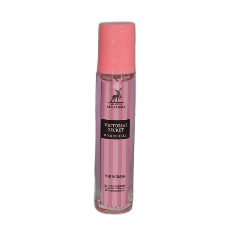 عطر جیبی زنانه الحمبرا مدل ویکتوریا سکرت با رایحه خنک حجم ۳۵ میلی لیتر