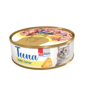 کنسرو گربه پتالپین مدل نچرال طعم مرغ و پنیر وزن 100 گرم