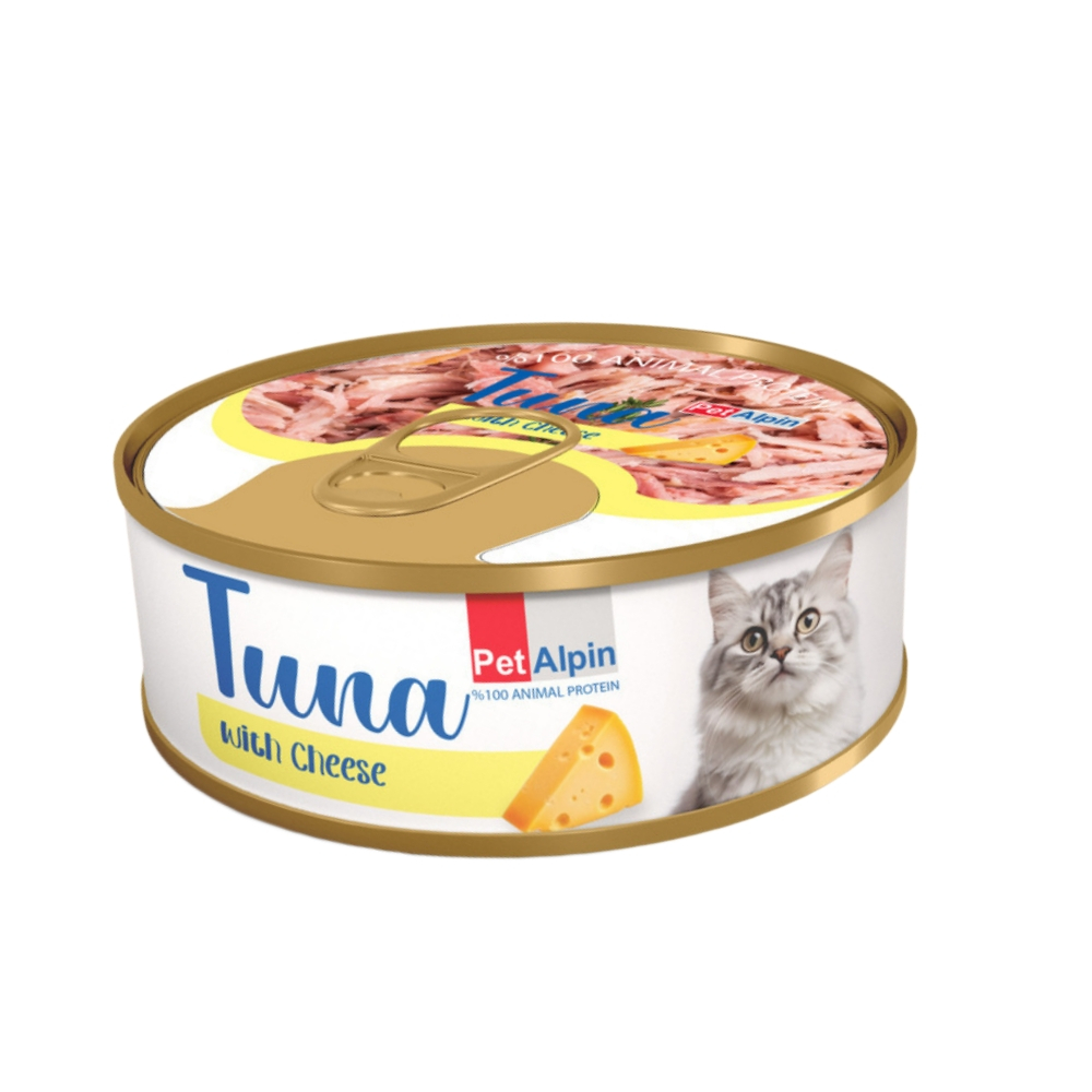 کنسرو گربه پتالپین مدل نچرال طعم مرغ و پنیر وزن 100 گرم