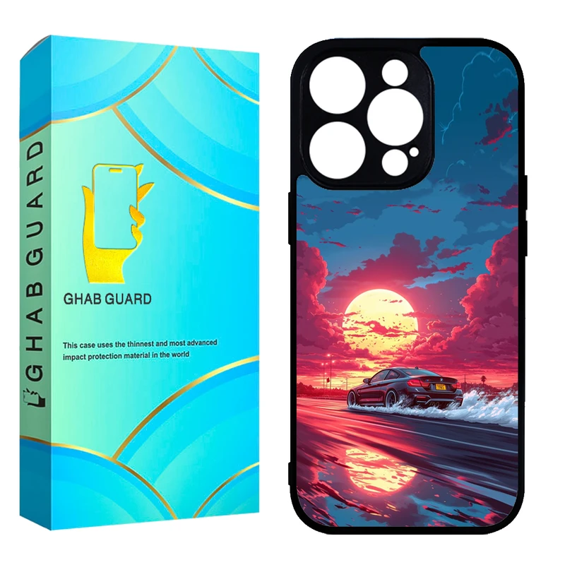 کاور قاب گارد طرح ماشین مدل GCHP15P مناسب برای گوشی موبایل اپل iPhone 15 Pro