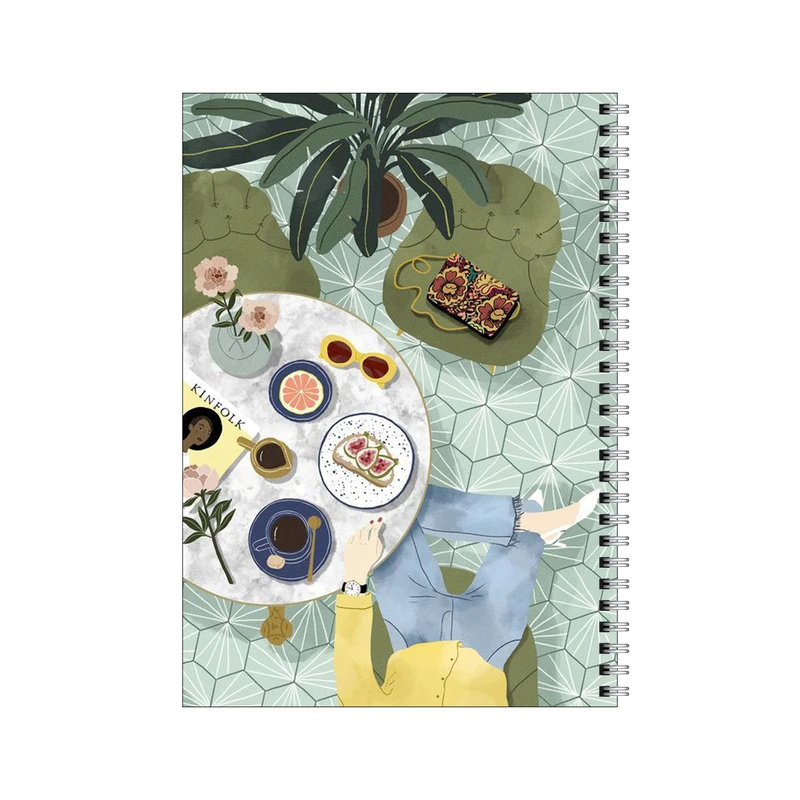 دفتر مشق 100 برگ بامبیلیپ طرح عصرونه تابستانی کد 6034982