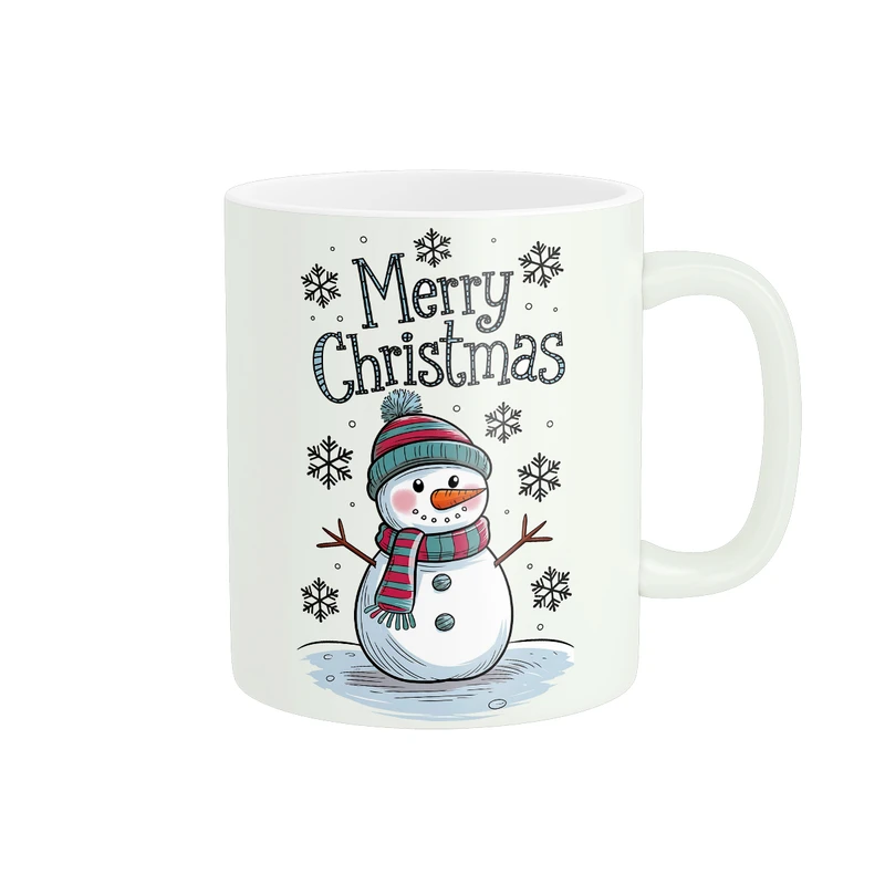 ماگ پادآفرین مدل کریسمس طرح بابانوئل گوزن آدم برفی کد PM1112