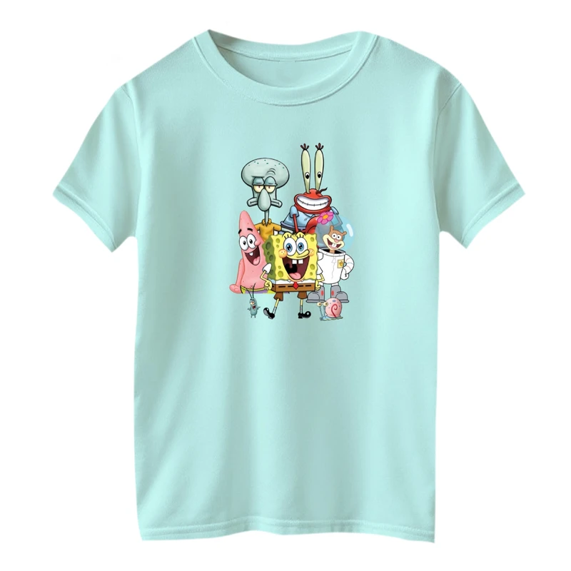 تی شرت آستین کوتاه بچگانه مدل باب اسفنجی کد ۸