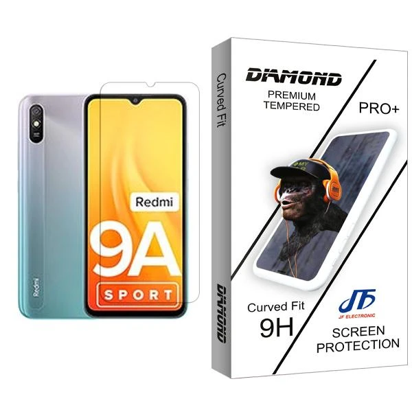 محافظ صفحه نمایش جی اف مدل Diamond Glass MIX001 مناسب برای گوشی موبایل شیائومی Redmi 9A Sport