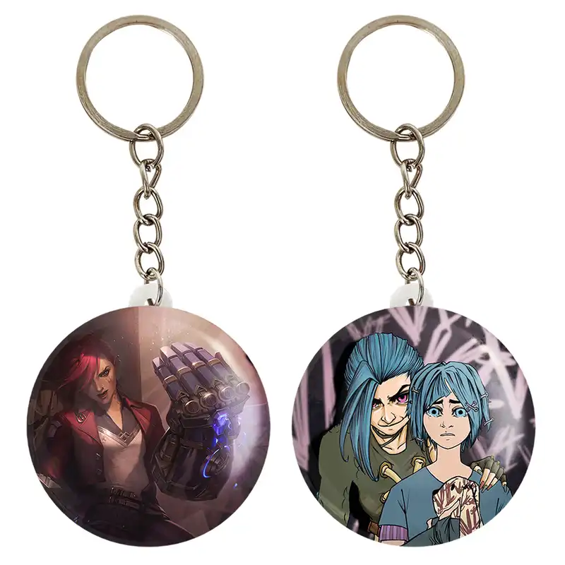 جاکلیدی خندالو مدل جینکس و پاودر و وای آرکین Arcane کد 2108821079 مجموعه 2 عددی