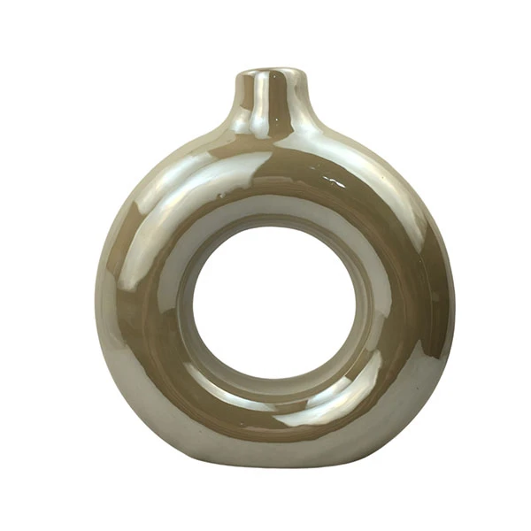 گلدان دکوری مدل دونات لاستر کد 26