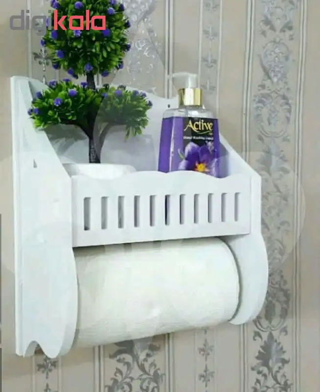 پایه رول دستمال کاغذی طرح نرده ای