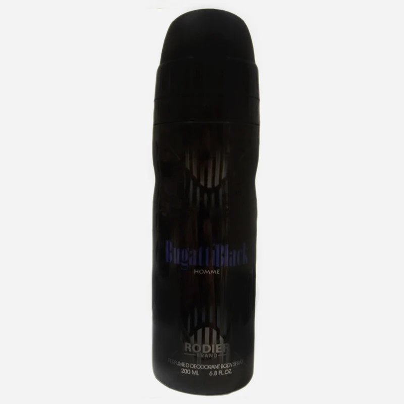 اسپری مردانه رودیر مدل Bugatti Black حجم 200 میلی لیتر