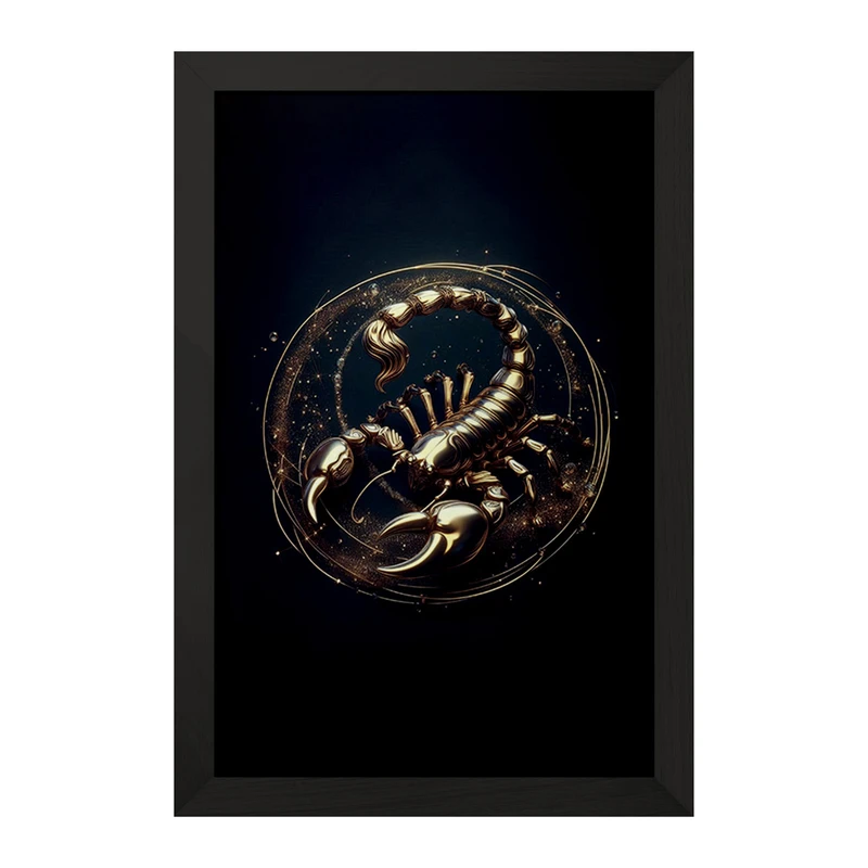 تابلو خندالو مدل ماه تولد آبان (عقرب) کد F2897