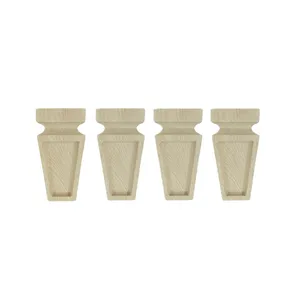 پایه تشریفات مدل آینه خور طرح تو خالی کد 001 مجموعه 4 عددی