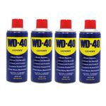 اسپری روان کننده گامی مدل WD-40 حجم 400 میلی لیتر مجموعه 4 عددی