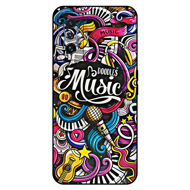 کاور مگافون طرح موزیک مدل 8241 مناسب برای گوشی موبایل شیائومی Poco F4 GT 