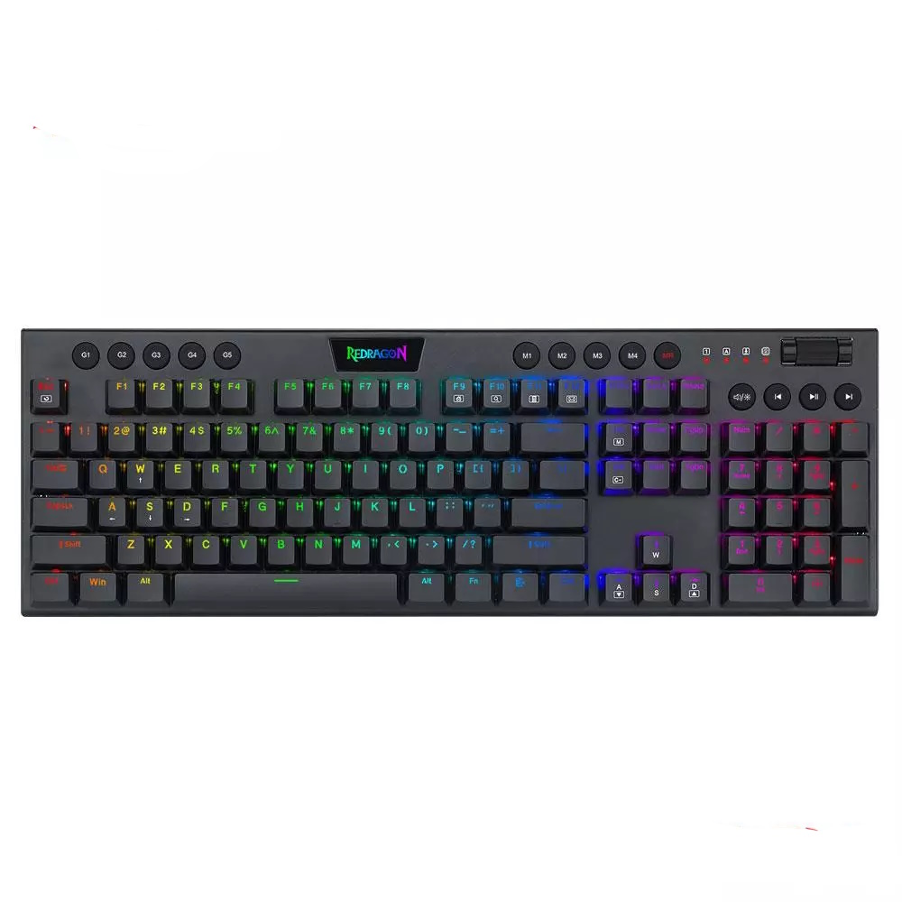 کیبورد مخصوص بازی ردراگون مدل HORUS K619 RGB RED SWITCH