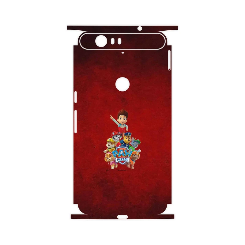 برچسب پوششی ماهوت مدل Paw Patrol-FullSkin مناسب برای گوشی موبایل گوگل Nexus 6P