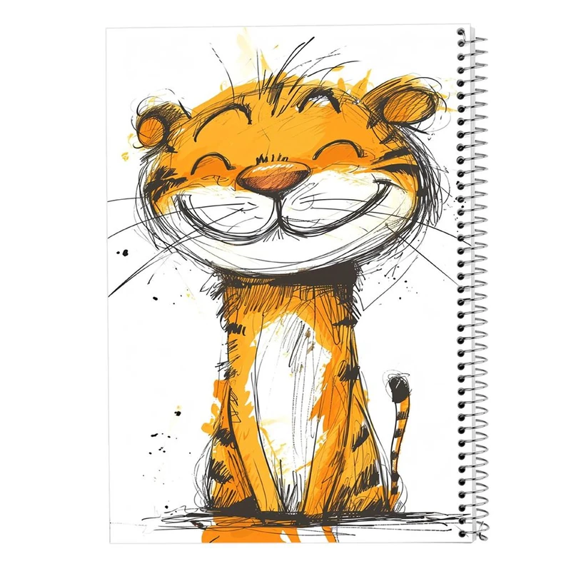 دفتر ژورنال نویسی 50 برگ مدوپد مدل نقطه ای طرح موجودات فانتزی کد DF17162