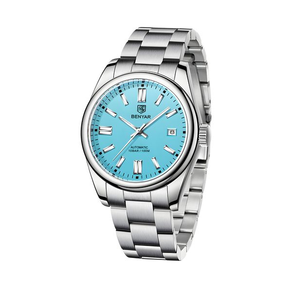 ساعت مچی عقربه‌ای اتوماتیک مردانه بنیار مدل BY-5185-SEK01