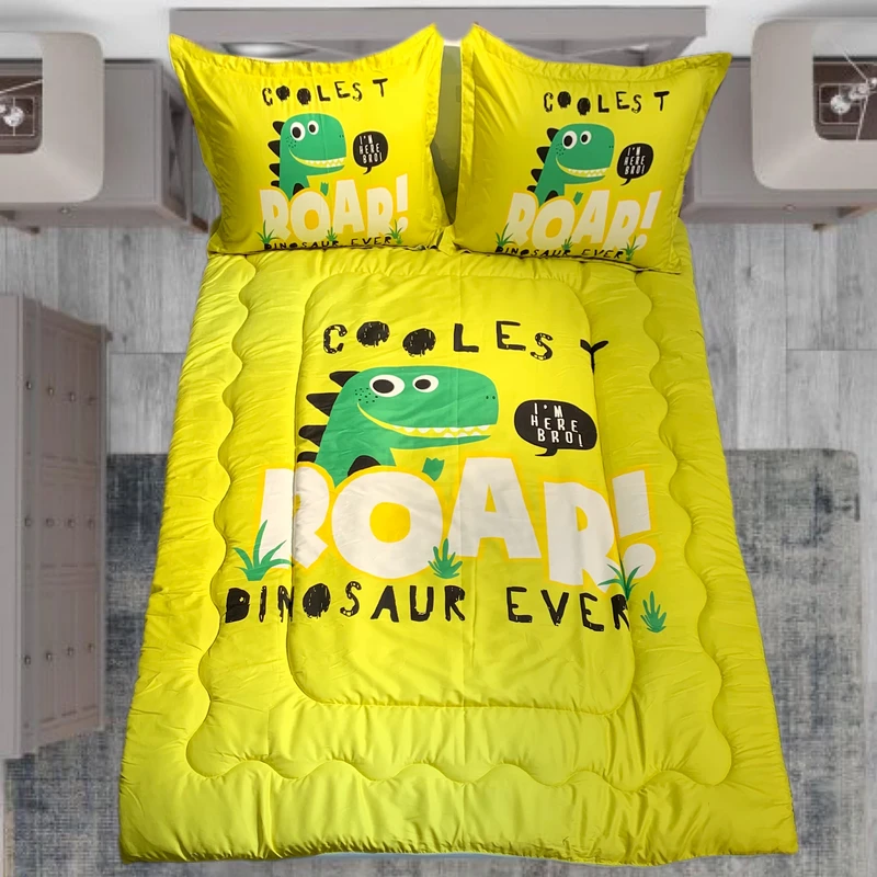 سرویس خواب مدل دایناسور یک نفره 4 تکه