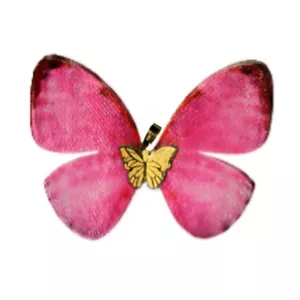 آویز گردنبند طلا 18 عیار زنانه مدل پروانه کد K012