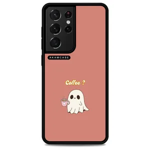 AKAM AMC-WSGS21U-COFFEE-23 Cover For Samsung Galaxy S21 Ultra