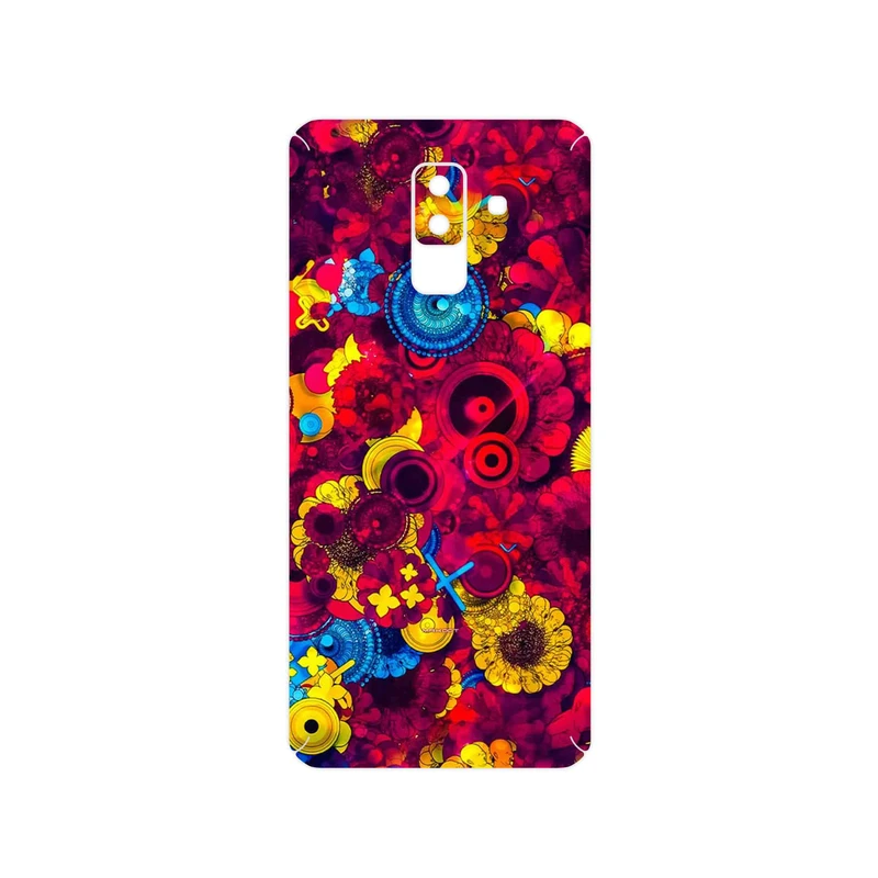 برچسب پوششی ماهوت مدل Vector Flower Garden Digital Art مناسب برای گوشی موبایل سامسونگ Galaxy A6 Plus 2018