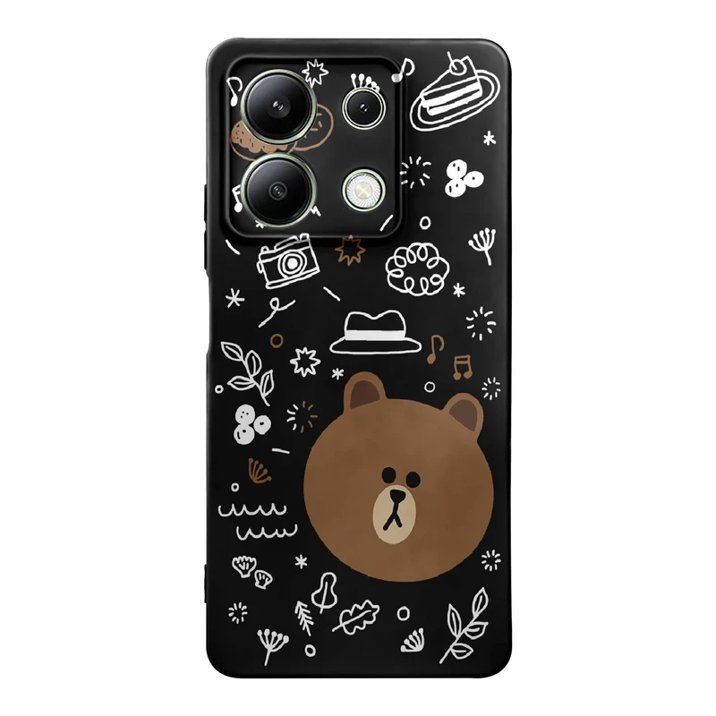 کاور قاب گارد طرح خرس فانتزی کد s11317 مناسب برای گوشی موبایل شیائومی Redmi Note 13 4G
