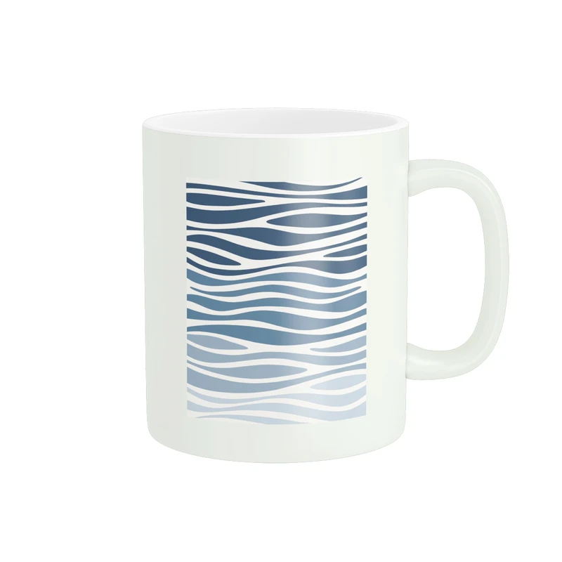 ماگ پاد آفرین مدل طرح دار نقاشی دریا مینیمال کد 248