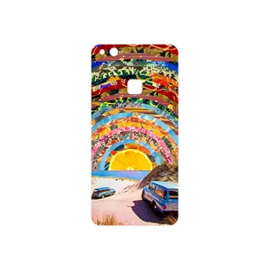 MAHOOT Collage of Orange Sky Cover Sticker for Huawei P10 Lite