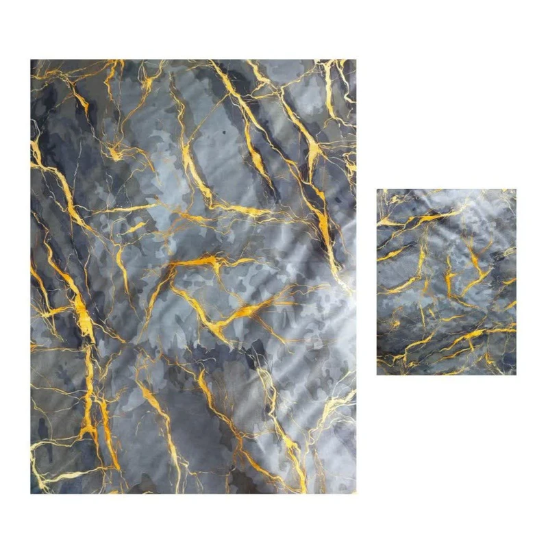 سرویس ملحفه مدل ماربل کشدوزی ۱۶۰ دو نفره ۳ تکه