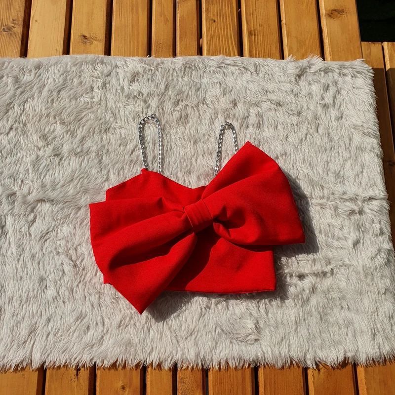 عکس شماره 8 : کراپ تاپ دخترانه مدل پاپیونی