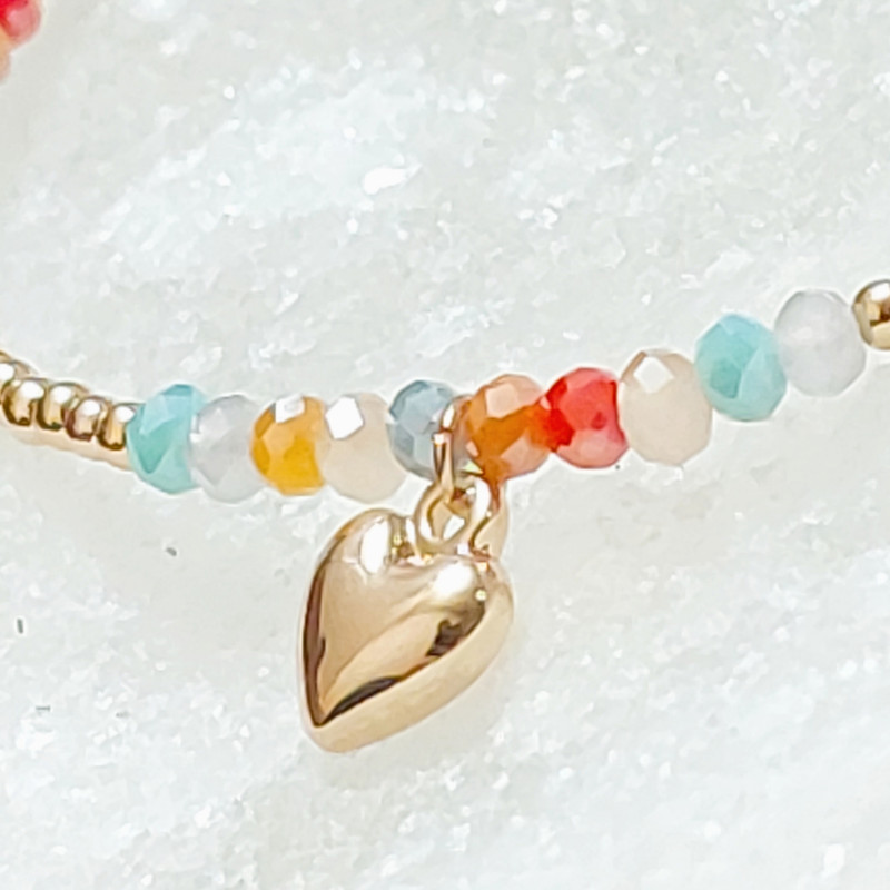 پابند زنانه آی ام مدل قلب و مهره