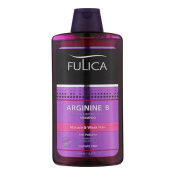 شامپو تقویت‌کننده مو فولیکا مدل Arginine B مناسب موهای آسیب دیده وزن 400 گرم