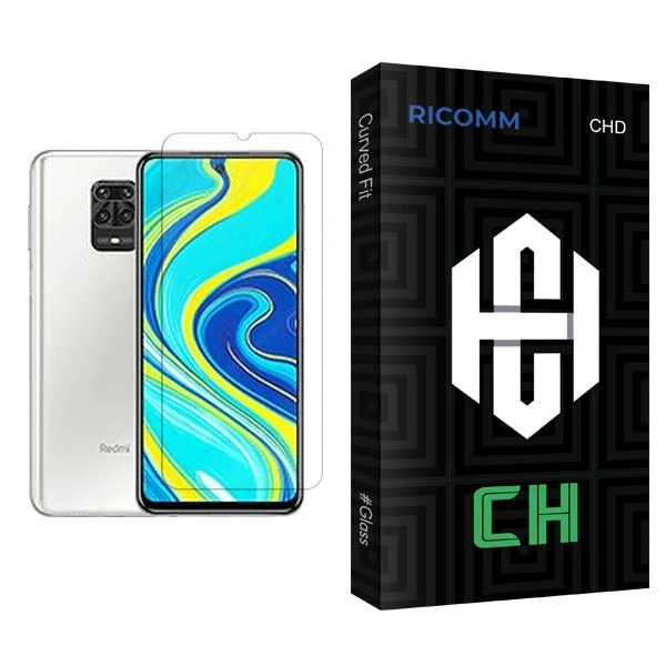 محافظ صفحه نمایش ریکام مدل CH Glass MIX001 مناسب برای گوشی موبایل شیائومی Redmi Note 9 Pro (India)