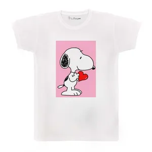 تی شرت بچگانه پرمانه طرح اسنوپی کد pmt.3689