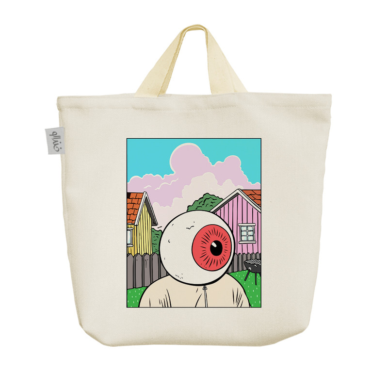 ساک خرید خندالو مدل تک چشم کد 10420