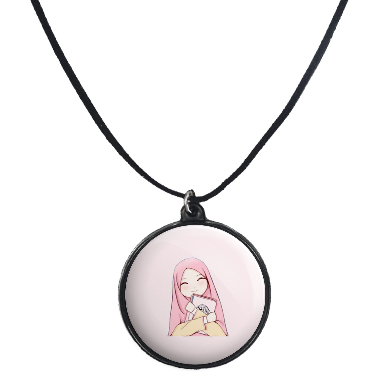 گردنبند پرمانه طرح جشن تکلیف کد pmb.25796 مدل دو طرفه